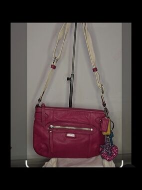 Coach Poppy leather shoulder and crossbody bag